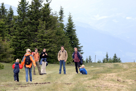 Wandern Stuhleck - Abstieg